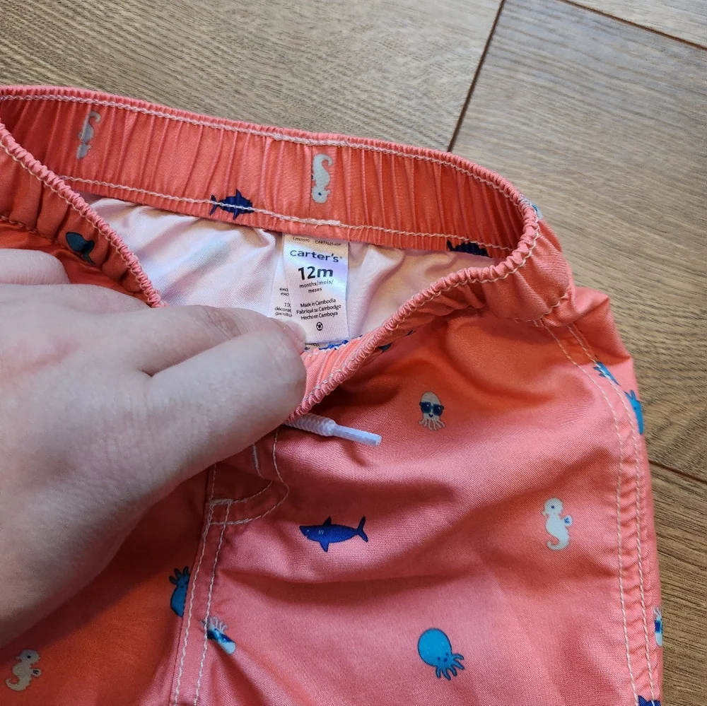 12m Carter's Boys Swim Trunks